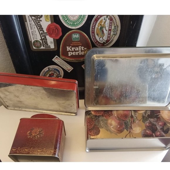 Lot Of Vintage Decorative Tin Collection - Picture 3 of 6